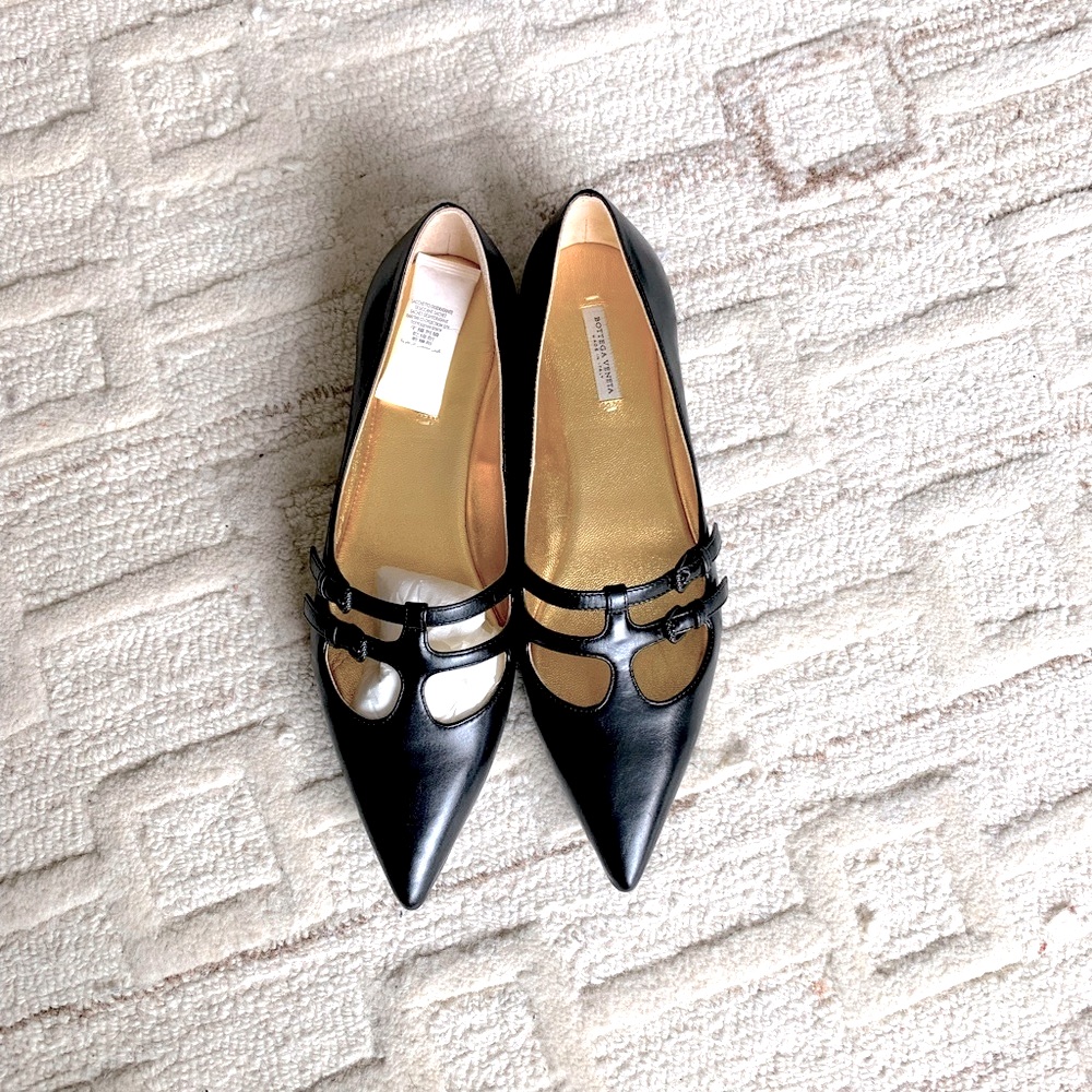 Nib Authentic Bottega Veneta Runway Point Toe Flat
